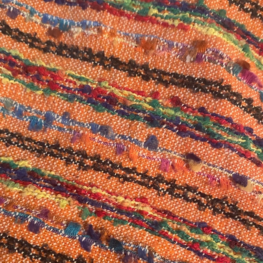 Lush Orange and Pink Mini Skirt - Picture 3 of 3